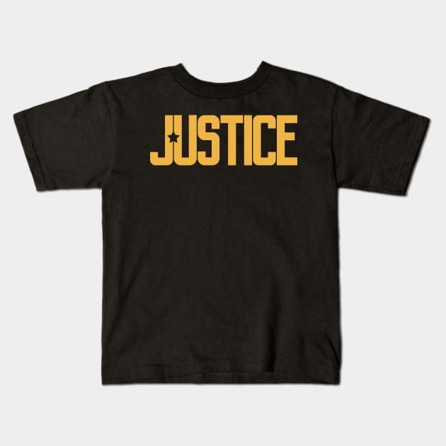 Justice Kids T-Shirt by quotysalad